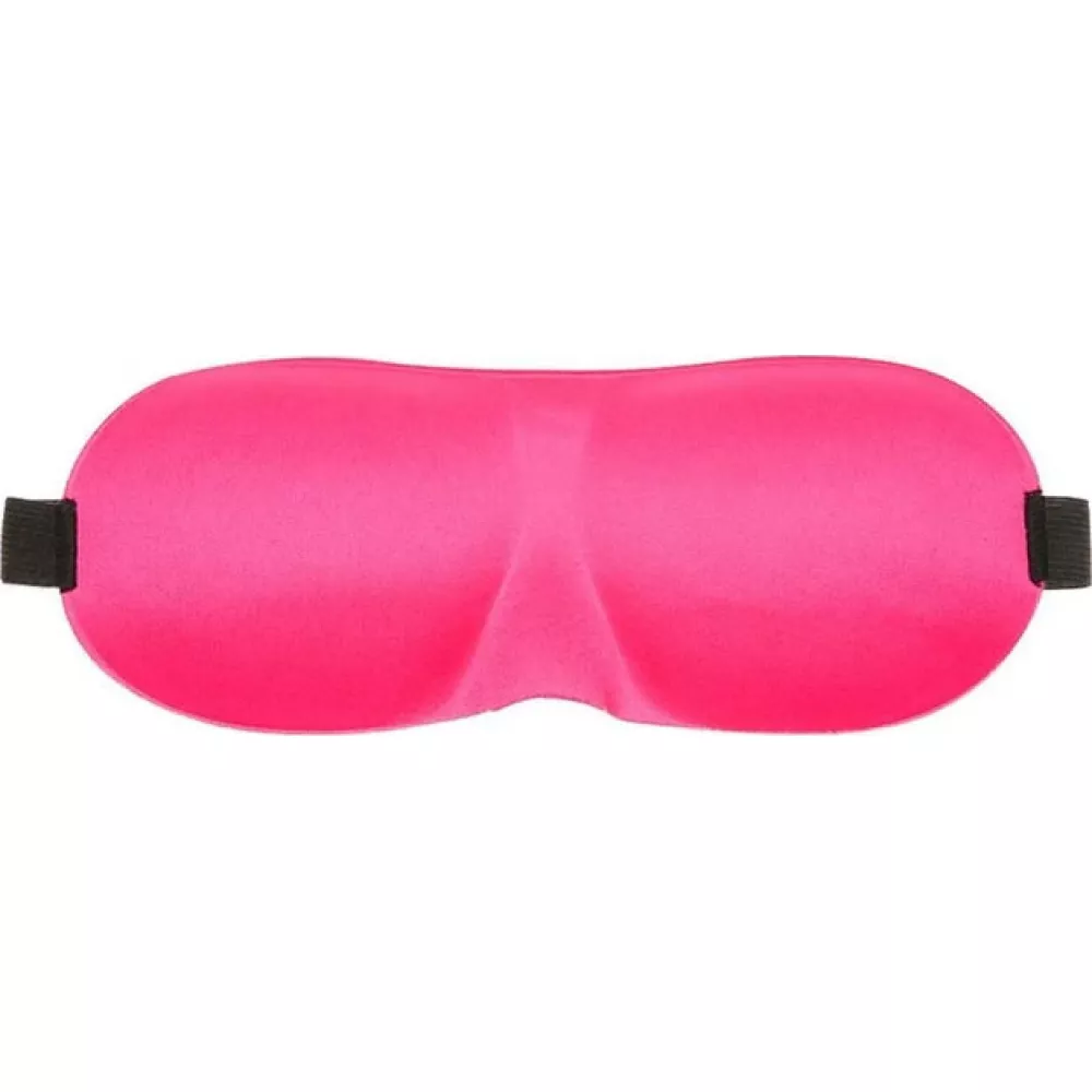Reise Schlafmaske 3D Flugzeug - Schaum/Stoff bequem und leicht - Rosa
