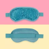 Masque chaud froid yeux anti fatigue et migraine ophtalmique - Bleu