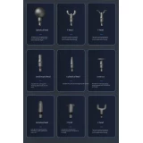 Massagepistole - Wiederaufladbare Massagepistole mit gro&szlig;er Kapazit&auml;t, 9 Intensit&auml;tsstufen / 9 Massagek&ouml;pfe