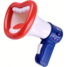 Mégaphone modificateur de voix drôle et portable - Amplificateur de voix à grande bouche
