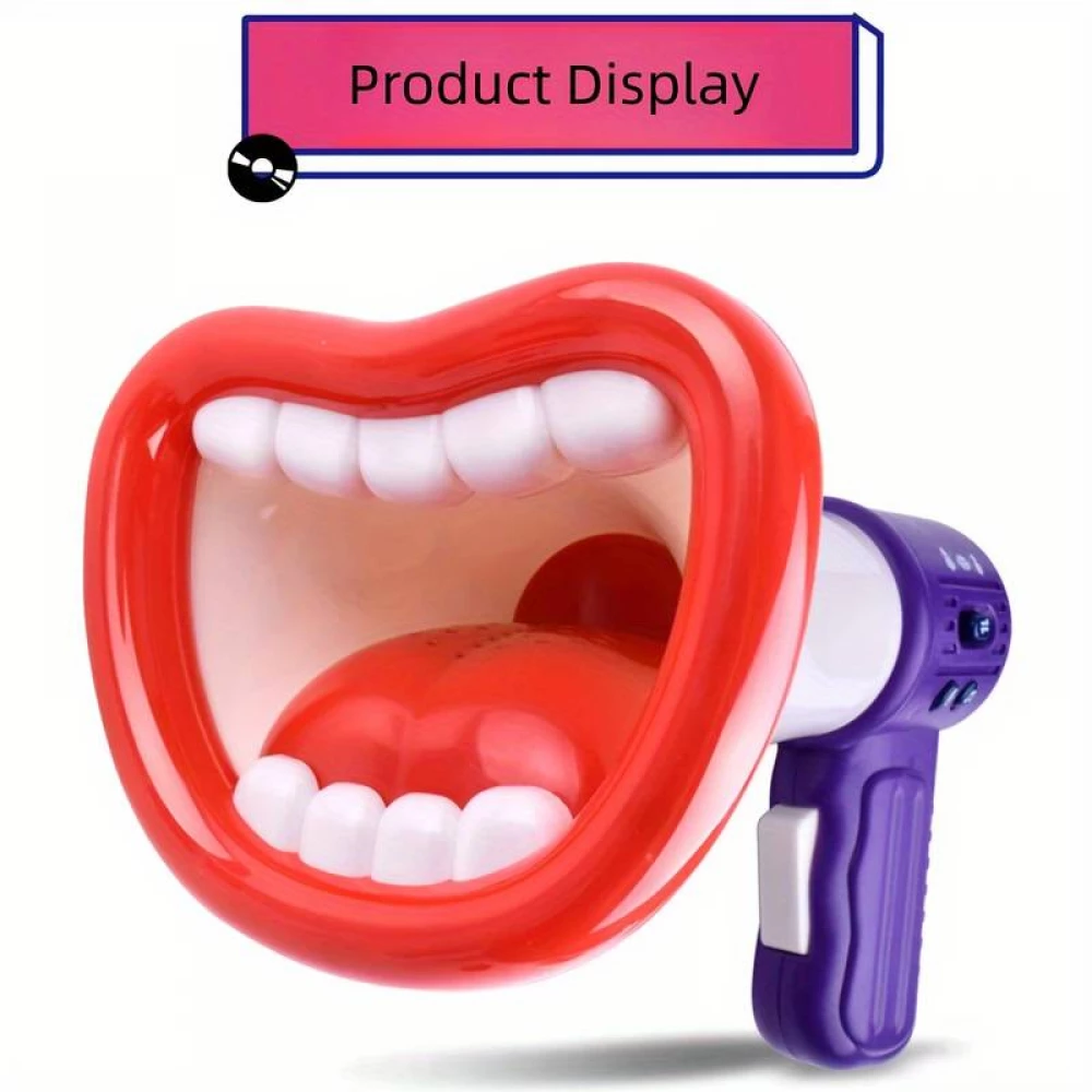 Mégaphone modificateur de voix drôle et portable - Amplificateur de voix à grande bouche