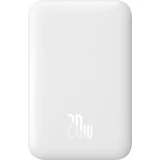 Baseus MagSafe 6000mAh Power Bank Mini Externe 20W mit USB-C Kabel - Weiss