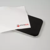Mini chiffon microfibre suède (200g/m2 - 10 x 10 cm) pour nettoyage écran/téléphone - PhoneLook - Blanc