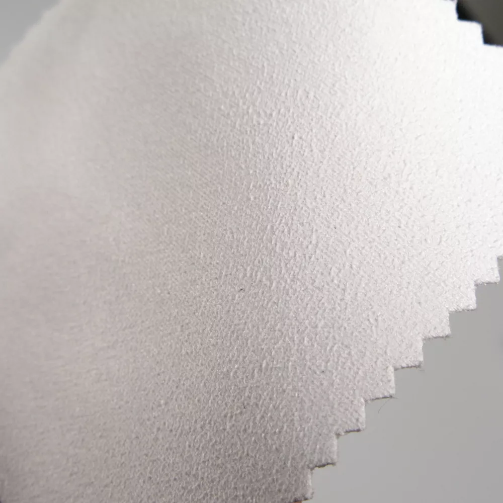 Mini chiffon microfibre suède (200g/m2 - 10 x 10 cm) pour nettoyage écran/téléphone - PhoneLook - Blanc