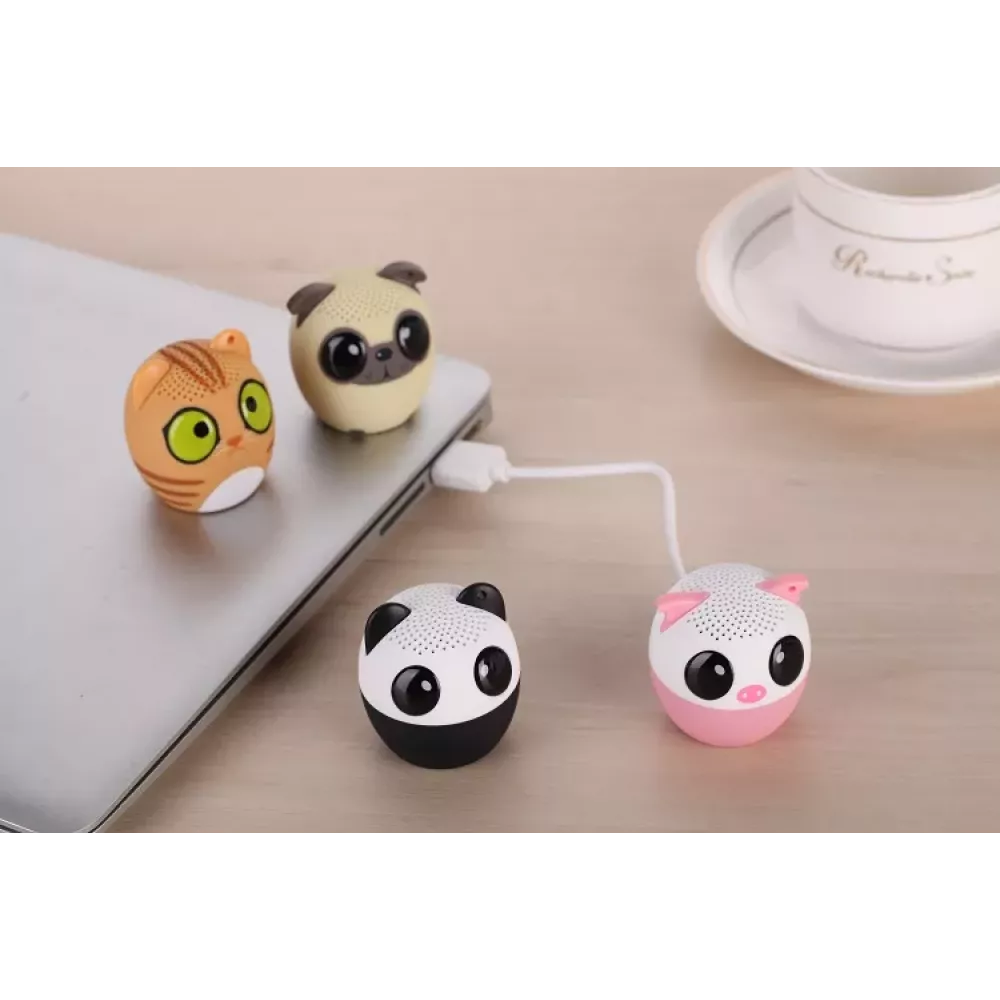 Mini-Speaker-Lautsprecher leichter tragbarer mit kabellosem Bluetooth in Tierform - Katze