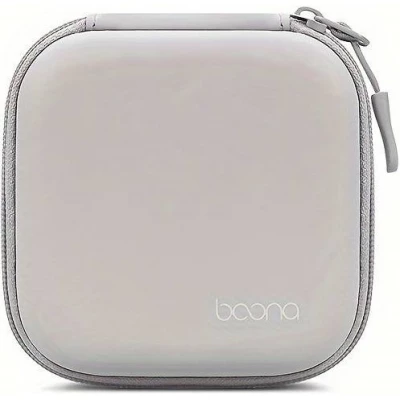 Mini fourre pochette universelle cuir pour chargeur MacBook + câble de charge & accessoires - Gris