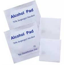 Pack de 2 mini lingettes désinfectantes / Smartphone / écran / mains - 75% Alc.