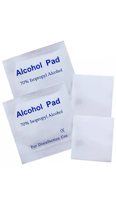 Pack de 2 mini lingettes désinfectantes / Smartphone / écran / mains - 75% Alc.