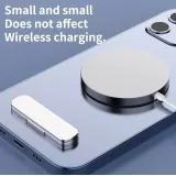Mini support pliable pour smartphone et tablette en aluminium - Noir