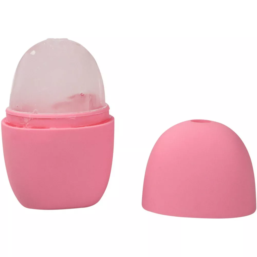 Ice Face Roller Kryotherapie aus Silikon für Anti-Aging- und Ermüdungsmassage - Rosa