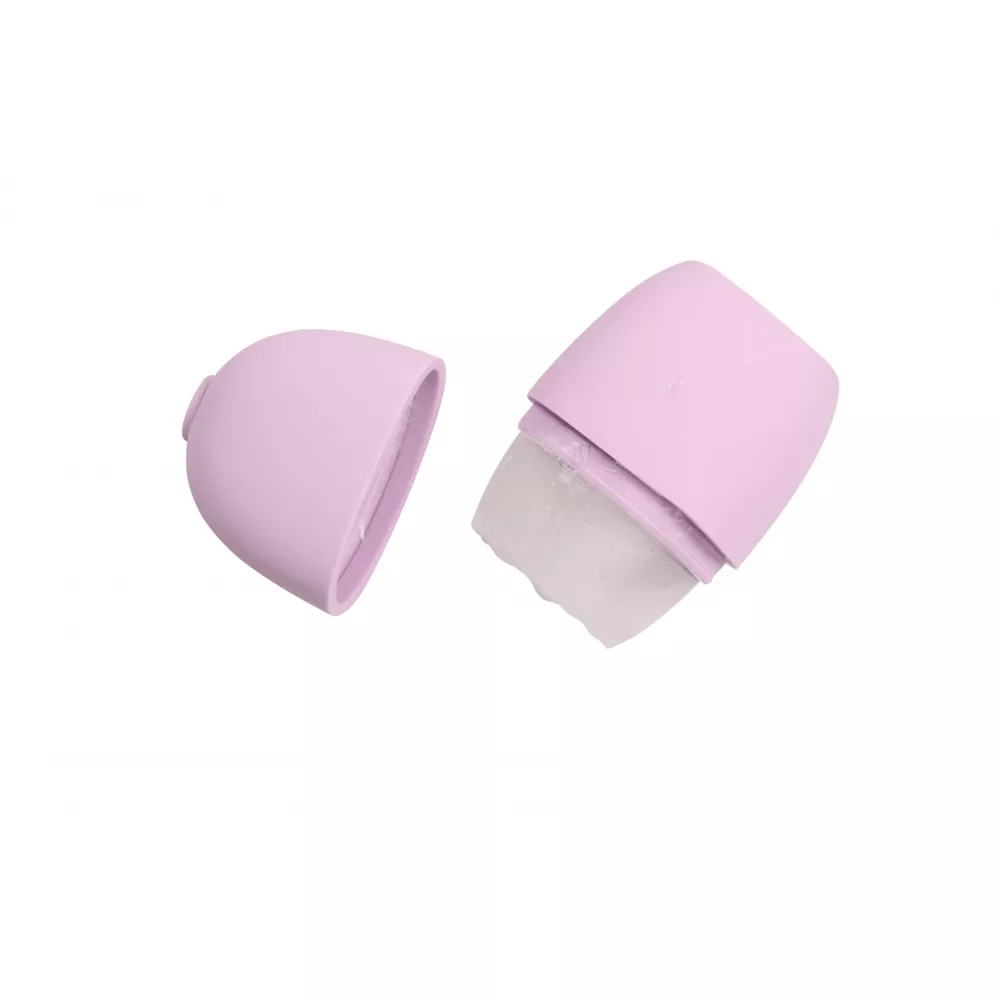Ice face roller cryothérapie en silicone pour massage anti-âge et fatigue - Violet