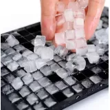 Moule à glaçons Icemaker 160 cubes 1cm moule en silicone  - Noir