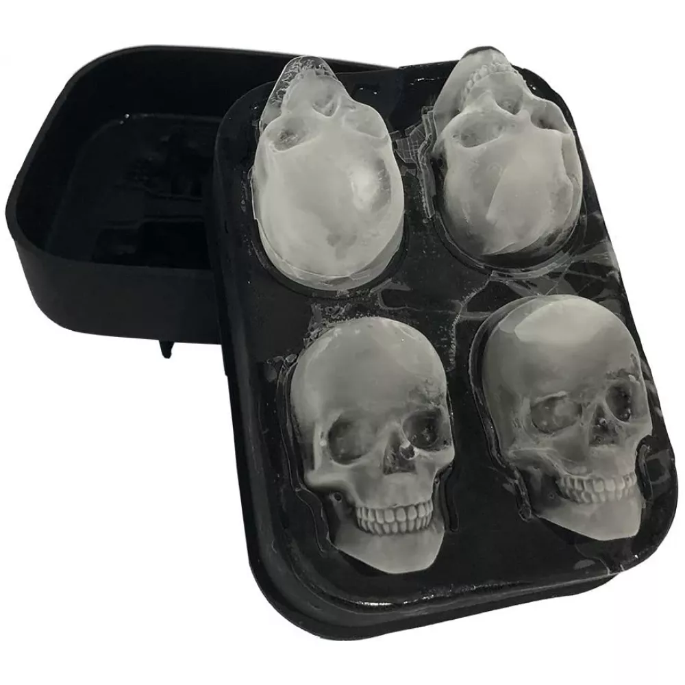 Eiswürfelf- Orm Totenkopf Halloween, Schädel, Horror