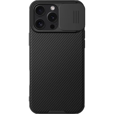 Coque iPhone 16 Pro - Nillkin CamShield Pro Magnetic Case avec MagSafe - Noir