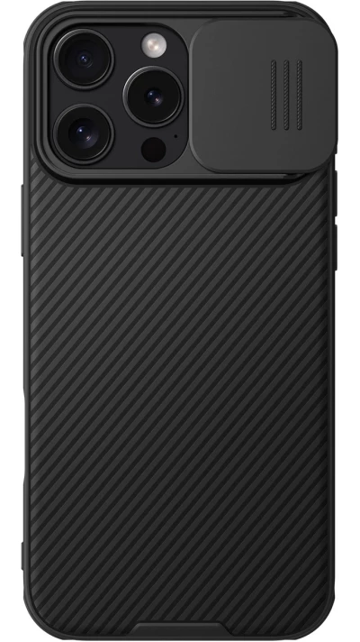 Coque iPhone 16 Pro - Nillkin CamShield Pro Magnetic Case avec MagSafe - Noir