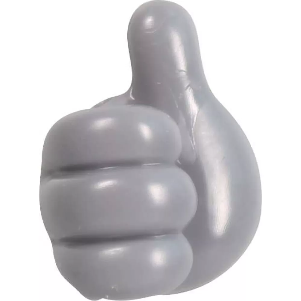 Witzige Silikon Kabel Organizer Thumbs-Up für Ladekabel, Schlüssel u.m. - Grau