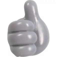 Witzige Silikon Kabel Organizer Thumbs-Up für Ladekabel, Schlüssel u.m. - Grau