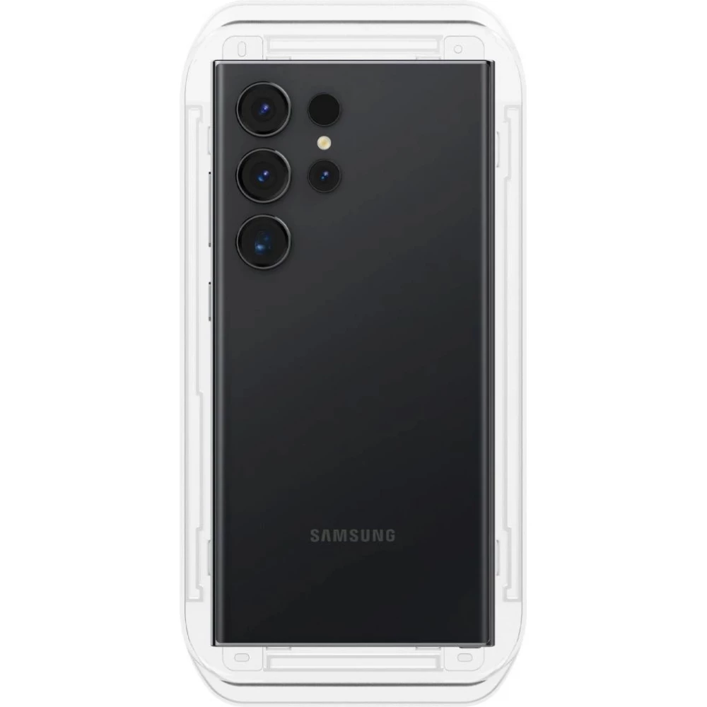 Pack de 2 vitres de protection Spigen Glas.tR EZ Fit avec syst&egrave;me d'installation facile - Galaxy S24 Ultra