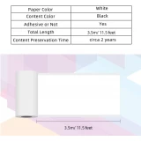 Pack de 3 rouleaux papier thérmiques pour imprimante Phomemo T02