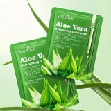 Pack de 8 masques en tissu aloe vera hydratants et raffermissants avec acide hyaluronique sans alcool