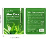 Pack de 8 masques en tissu aloe vera hydratants et raffermissants avec acide hyaluronique sans alcool