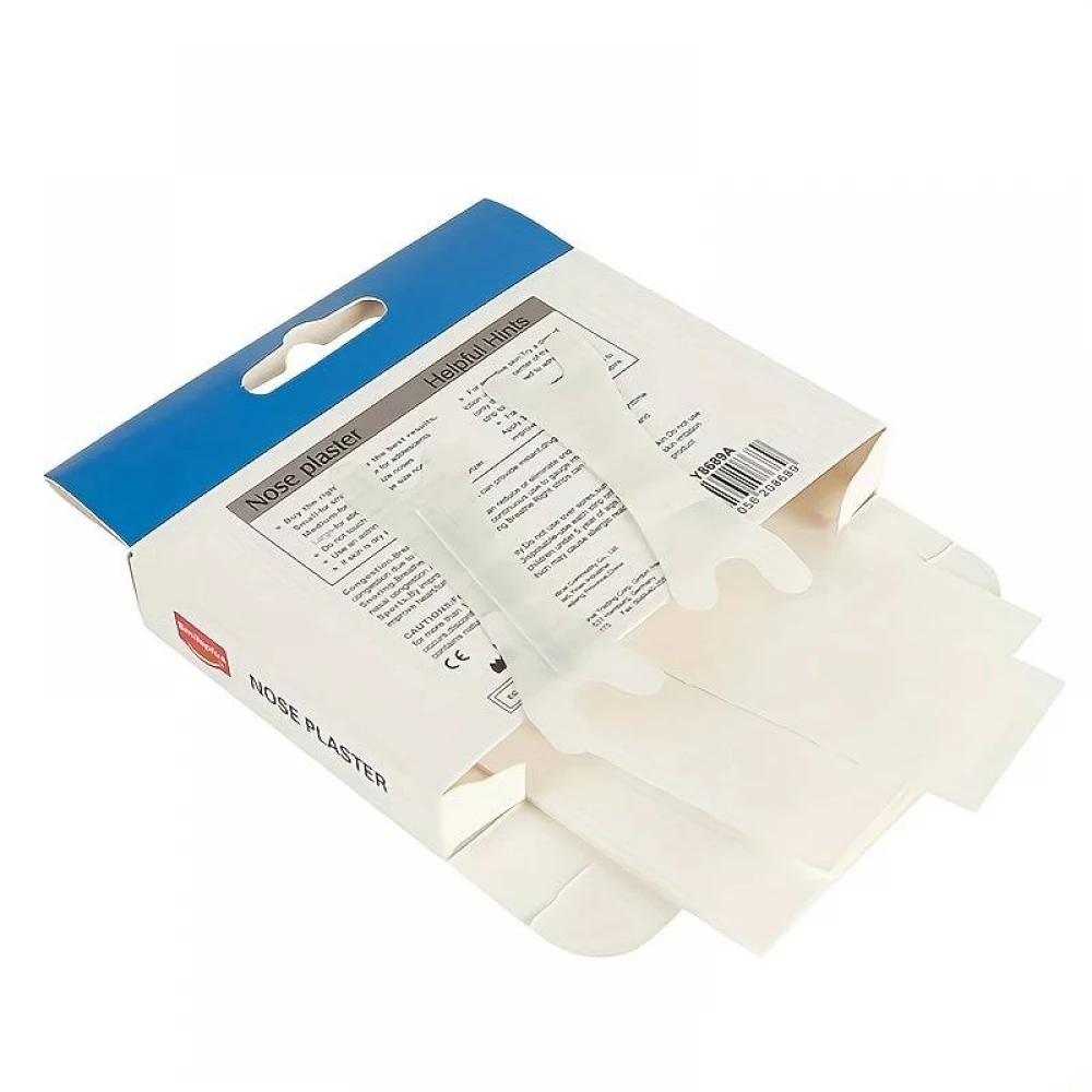 Nasenpflaster, um besser zu atmen und das Schnarchen zu reduzieren (Packung mit 10 Pflastern)