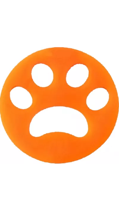 Patte adhésive enlève poils d'animaux - Orange