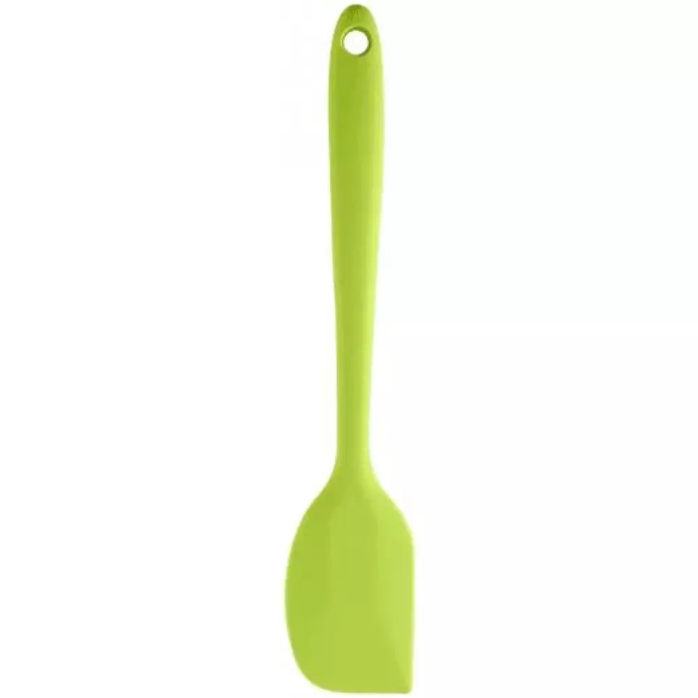 Petite spatule en silicone souple - Spatule de cuisine résistante à la chaleur pour pâtisserie - Vert