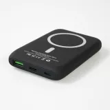 Batterie externe MagSafe Qi 15W Power Bank 5000 mAh sans fil PhoneLook - Noir