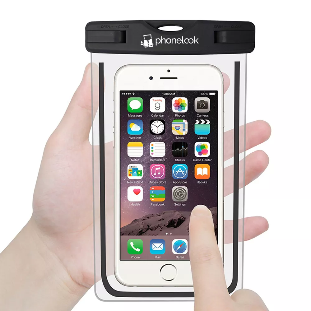 Pochette étanche waterproof pour smartphone avec capacité tactile PhoneLook - Noir