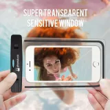 Pochette étanche waterproof pour smartphone avec capacité tactile PhoneLook - Noir