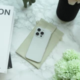 Elegante universelle Smartphone Umhängetasche aus veganem Leder inkl. Umhängegurt aus Leder (vegan) - Sand