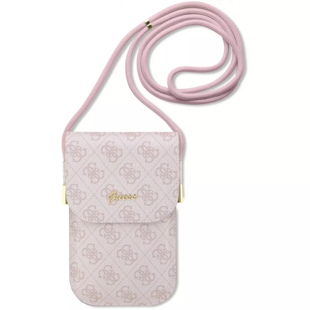 Guess Universaltasche mit integriertem Schulterriemen und Kartenhalter - Hellrosa