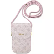 Guess Universaltasche mit integriertem Schulterriemen und Kartenhalter - Hellrosa