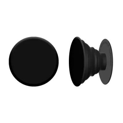Pop Socket - Support de doigt interchangeable pour Smartphone / Tablettes - Noir