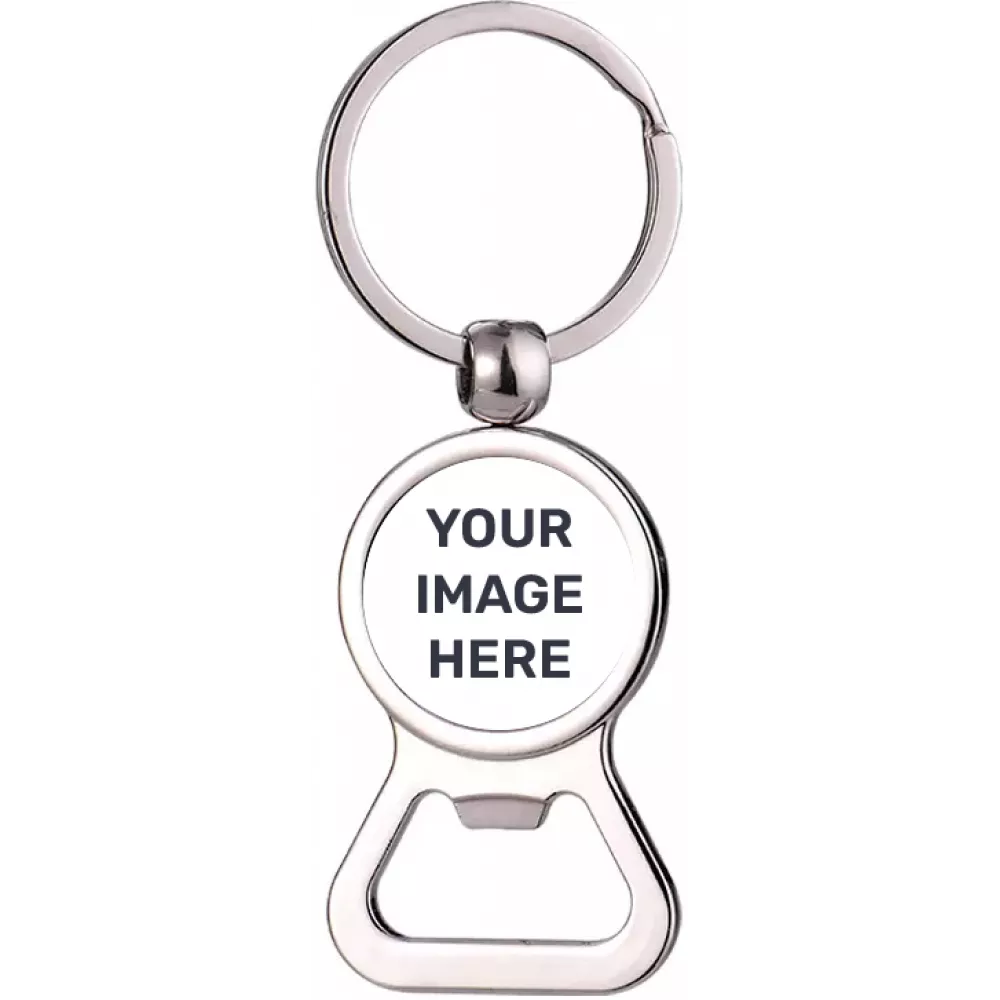 Schlüsselanhänger mit Flaschenöffner selbst gestaltet / personalisierbar mit Foto