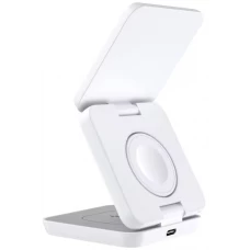 PowerSafe station de charge 3 en 1 compacte MagSafe (iPhone, Apple Watch, AirPods) - Blanc