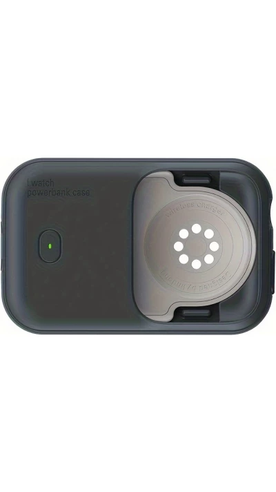Coque Apple Watch 44/45 mm - Power Bank Case charge magnétique sans fil (USB-C) charge en utilisation - Bleu foncé