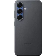 Coque Samsung Galaxy S25 - Premium en cuir vegan Backcover KindSuit - Noir