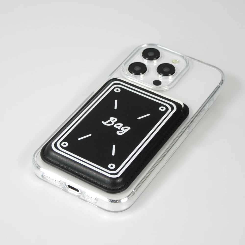 Porte-cartes premium magnétique avec aimants forts - Compatible avec Apple MagSafe  - Design nr 3