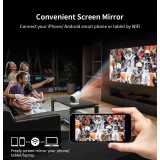 Projecteur HY300 Pro LED Smart Home Theater HD Android interface - Beamer HDMI + USB + Wifi Screen Mirroring - Blanc