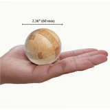 Holzpuzzle Kugel - Magischer Ball Gedächtnisspielzeug, stimulierendes Spielzeug - Braun