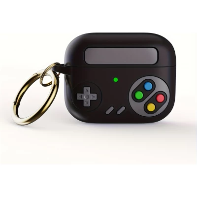 AirPods 4 Case Hülle - Retro Gaming Controller - Schwarz