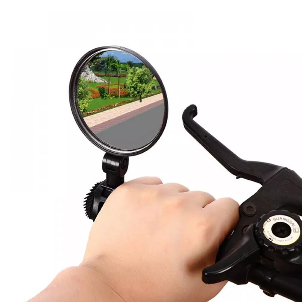 Rétroviseur universel pivotant pour vélos & bikes - volant accessoire (1pc)
