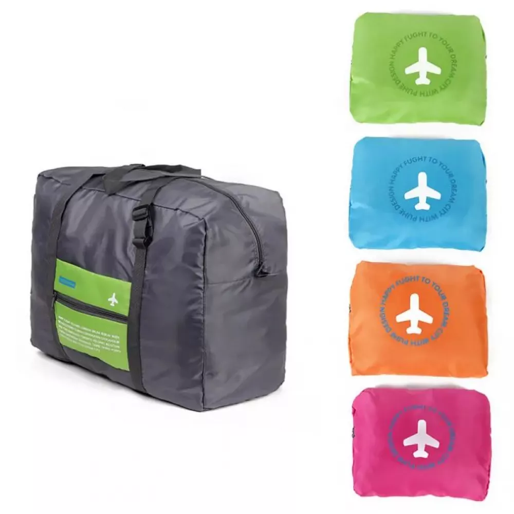 Faltbare und wasserfeste Reisebegleiter-Tasche mit 32L Füllvolumen - Orange