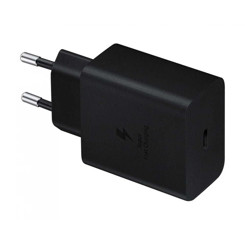 Samsung 45W USB-C Travel Charger Adapter Power Delivery + Ladekabel USB-C (1.8m) - Schwarz