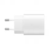 Samsung Chargeur secteur et de voyage 25W adaptateur USB-C + câble de charge 1 mètre USB-C vers USB-C - Blanc