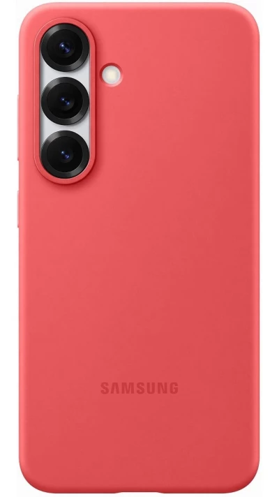 Galaxy S25 Case H&uuml;lle - Samsung Original Silikon - Rot