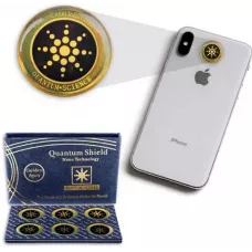 Set de 6 pastilles patch autocollant anti-ondes et antiradiations pour téléphone
