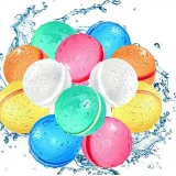 Bombes à eau en silicone (set de 7 pièces) réutilisables avec fermeture magnétique - Multicolor
